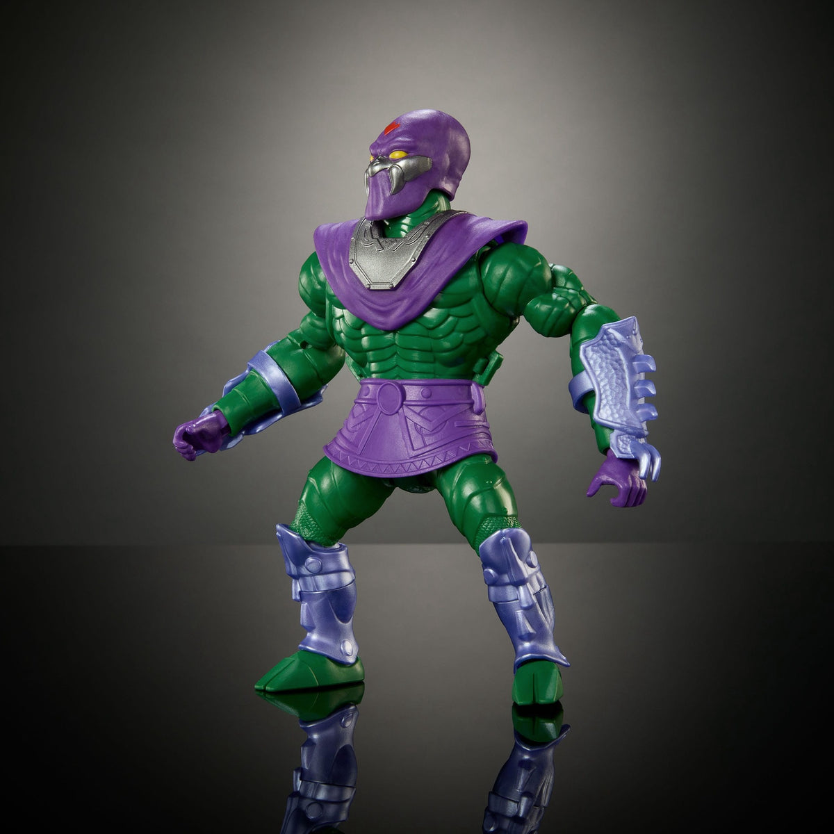 MOTU x TMNT: Turtles of Grayskull Deluxe Actionfigur King Hiss 14 cm | OVP
