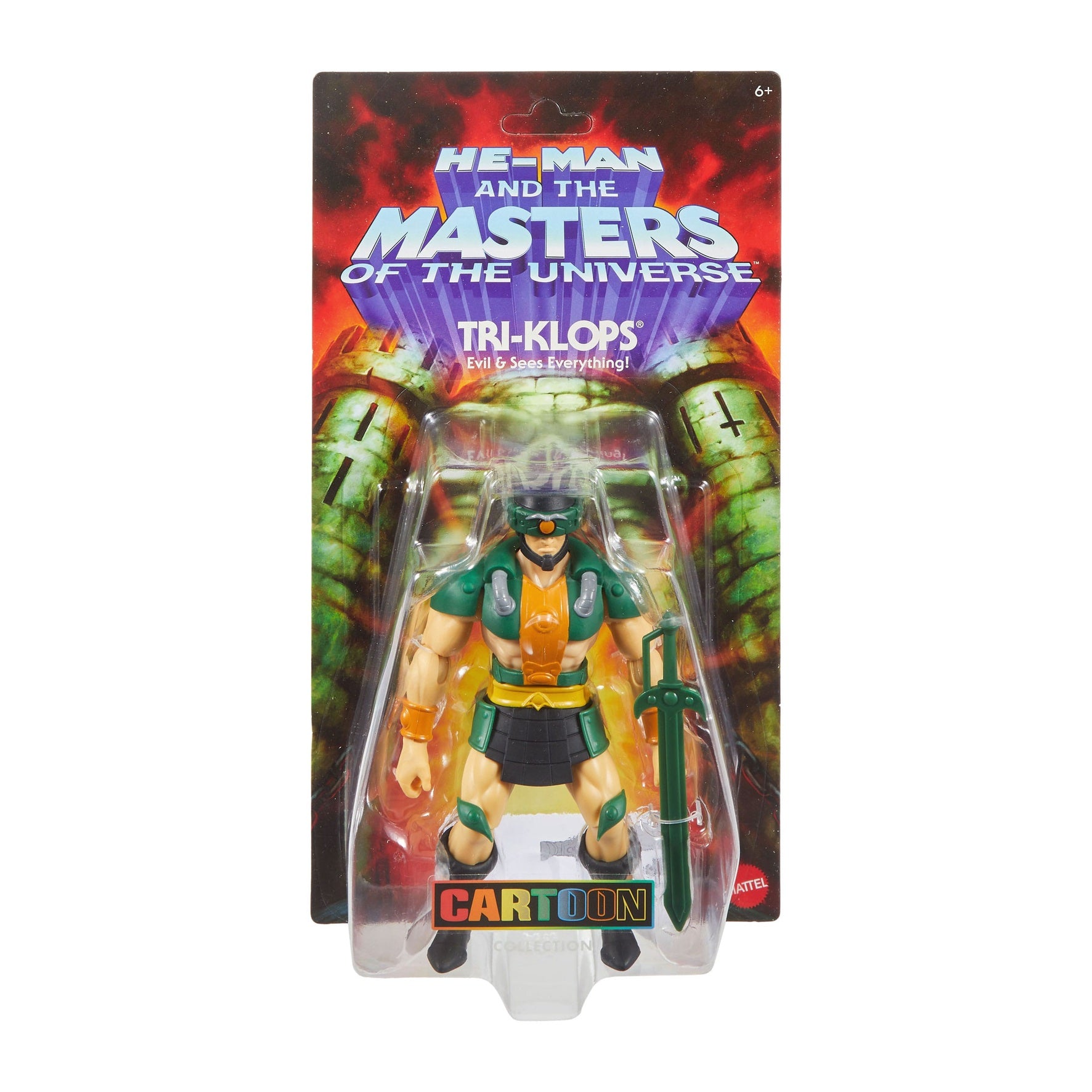 MOTU | Tri-Klops Cartoon Figure | OVP | Mattel