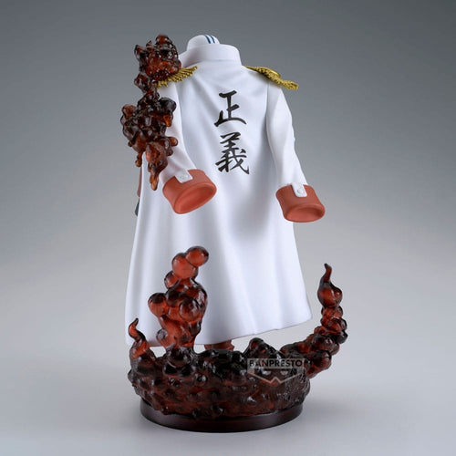 Akainu (Sakazuki) Figur mit Magma-Effekt | Magma Effekt / Diorama Sockel | OVP