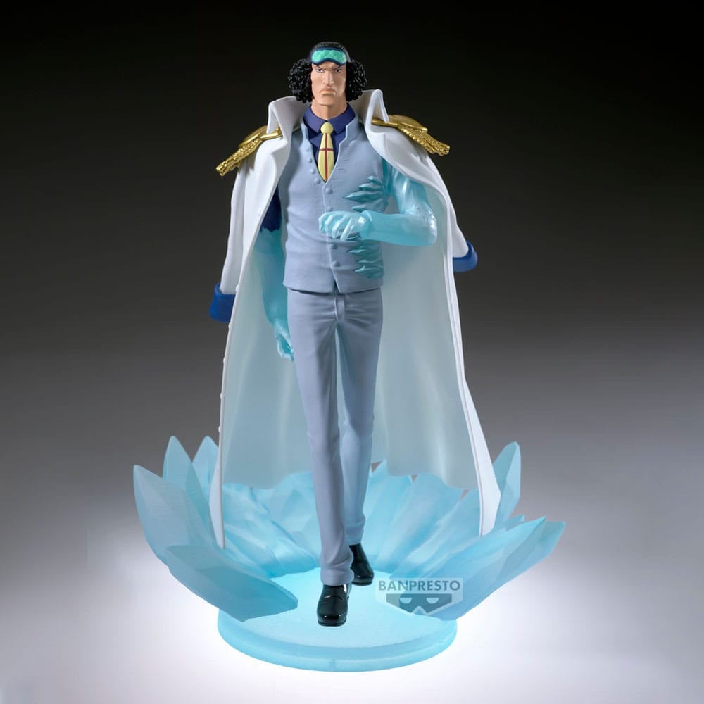 Kuzan (Aokiji) PVC-Figur mit Eis-Base | Eis-Base / translucent effects | OVP